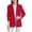 Red, variant on AWZXDE Girls' Blazer Kids Suit Jacket Long Sleeve Notched Lapel With Inner Pocket Open Front Chic Casual School Outfit 3-14Y Red,13-14 Years