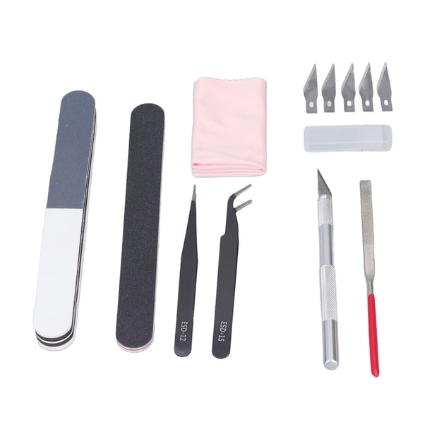 Kit De Herramientas Para Modelismo - Incluye Alicates, Pinzas, Lima, Cuchillo Y Más, Ideal Para Manualidades, Coches, Robots O Tallado
