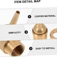 thumbnail image 5 of 8 PCS 1/2 Inch Brass DN15 Fountain Nozzle Water Fountain Spraying Adjustable Direction Jet Fountain Heads, 5 of 7