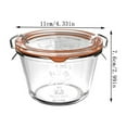 thumbnail image 3 of Sealed Transparent Glass Sealed Jar Cereals Snacks Tea Storage Jar, 3 of 9