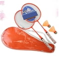 thumbnail image 7 of REOFLYUP 1Pair Green Badminton Racket Set with Balls for Sports Use Durable Comfortable Handle Lightweight Design, 7 of 7