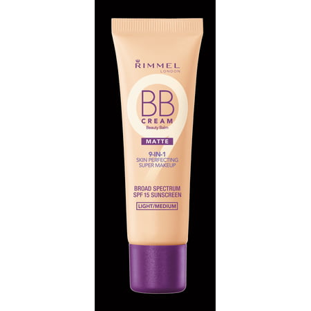 Rimmel BB Cream Matte, Light Medium (Best Medium Coverage Bb Cream For Oily Skin)