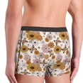 thumbnail image 2 of Haiem Sunflowers And Butterflies Men's Boxer Briefs, Every Day Comfort Stretch Cotton Moisture-Wicking Underwear-Medium, 2 of 8