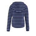 thumbnail image 5 of AGWOLF Striped Sweatshirts for Women Vintage Aesthetic Button Down Hooded Pullover Y2K Long Sleeve Hoodies Fall Winter Tops, 5 of 6