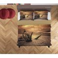 thumbnail image 2 of 3D Sunset Sky Beach Paisaje Funda de edredón Set Ropa de cama Set Funda nórdica, 2 of 3