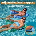 thumbnail image 2 of Floating Water Chair for Pool Lake River，2 Packs Inflatable Pool Lounge Chairs,Blow up Hammock Pool Noodles Floats for Adults, 2 of 4