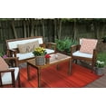 thumbnail image 2 of Erbanica Tapis Réversible Intérieur Extérieur à Rayures Rouges 6 Pieds x 9 Pieds, 2 of 2
