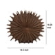 thumbnail image 5 of Jarrón decorativo Benzara Wink con forma de erizo de mar, resina marrón, 51 cm, 5 of 6