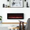 thumbnail image 5 of Edyo Living Wall Mount or Recessed Electric Fireplace w/Touch Screen, 50in, 5 of 12