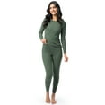 thumbnail image 5 of Fruit of the Loom Women's Recycled Waffle Thermal Bottom 2PK, Sizes XS-4XL, 5 of 19