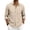 Khaki, variant on Satingcolo Mens Shirts Long Sleeve Casual Button Down Shirt Untucked Business Dress Shirts For Fall Fashion,Khaki 2XL