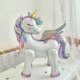 thumbnail image 3 of Globos de unicornio autoportantes para decoración de cumpleaños, suministros para fiestas de unicornio arcoíris, globo de aluminio de unicornio, 28 pulgadas, paquete de 2, 3 of 4