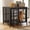 Black, variant on Ironovahome 88" Dog Crate Furniture for 2 Large Dogs with Sturdy Removable Divider and Double Doors, XXL Extra Large Indoor Dog Kennel, Thick Heavy Duty Wooden Dog Cage, Brown