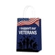 thumbnail image 2 of Bolsa de regalo de papel Kraft, paquete de 10 unidades, Thank You Veterans, 2 of 3