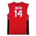 thumbnail image 2 of Camiseta de baloncesto retro de Zac Efron Troy Bolton East High School Wildcats número 14 roja para hombre, camiseta bordada cosida, camiseta deportiva, 2 of 4