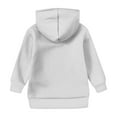thumbnail image 4 of TQWQT Girls Oversized Light Gray Hoodie Size 10-12 Plain Pullover Top Hooded Long Sleeve Basic Kids Preppy Clothes Cute Hoodies 11-12 Years, 4 of 5