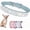 Lake Blue, variant on Hent Rhinestone Dog Collar, suitable for small and medium-sized dogs. Bling diamond luxury crystal high-value pet collar for small and medium dogs and cats.