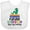AA-White, variant on Inktastic Future Bookworm Like My Mommy Boys or Girls Baby Bib