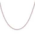 thumbnail image 6 of Three Prong Tennis Necklace by By Adina Eden, 6 of 7