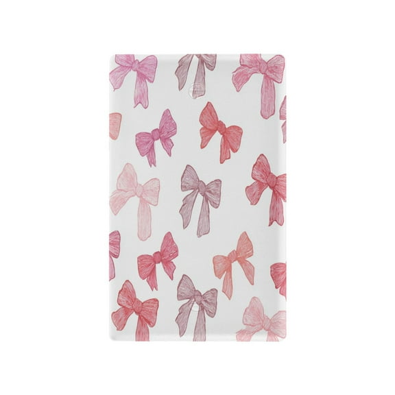 Light Switch Cover Switch Plate Outlet Cover Plug Cover for Electrical Unused Outlet Cover Pink Bows Pattern