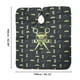 thumbnail image 4 of Capa de peluquería con patrón de tijeras 1 Pc para barbería 62.99"x55.12" Negro Amarillo, 4 of 6