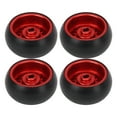 thumbnail image 2 of RC Drift Tire, Flexible 4 PCS Aluminum Alloy Plastic RC Replacement Drift Tires Slippy Surface For 1/28 RC Car, 2 of 8