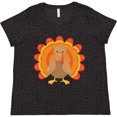 thumbnail image 3 of Inktastic Thanksgiving Turkey Women's Plus Size T-Shirt, 3 of 5