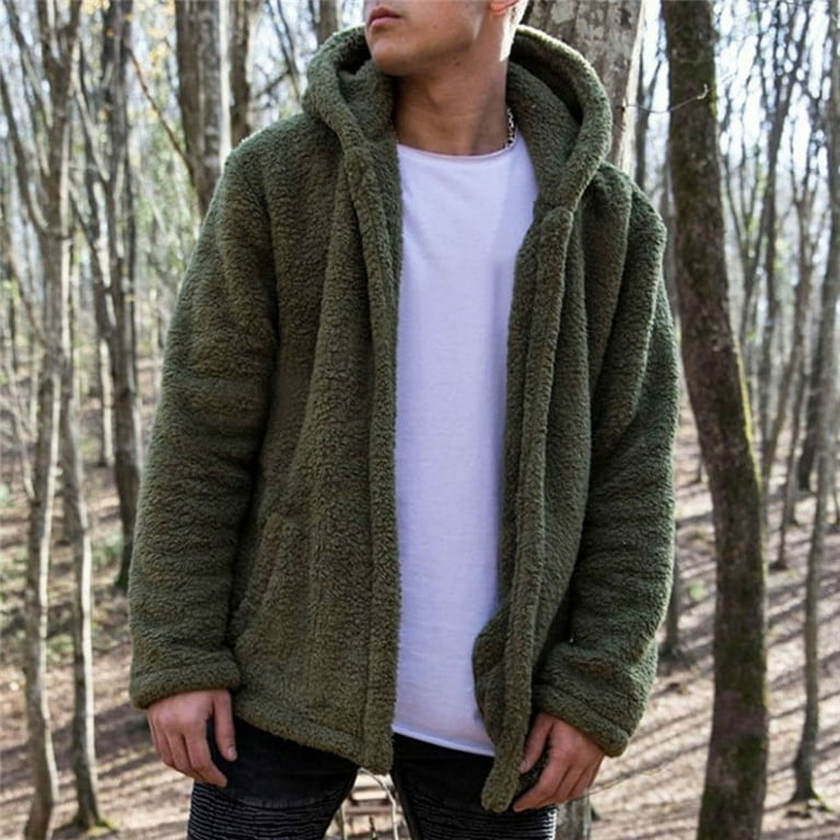 Men's plush outlet fleece jacket