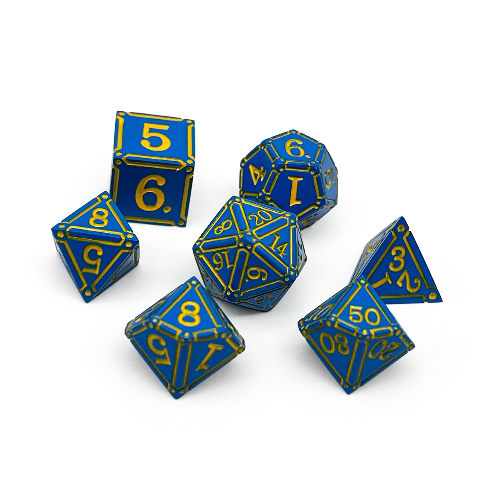 Ironworks - Dweller 7 Piece RPG set Alloy Dice