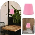 thumbnail image 3 of Minkissy Cloth Lamp Shade For Table Lamp Pink Simple Minimalist Indoor Use 1Pcs, 3 of 7