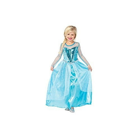 Little Girls' Disney Frozen Elsa Inspired Ice Queen Costume Dress up