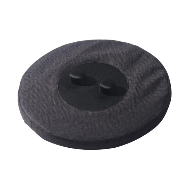 Cojín plegable para taburete, fundas para taburete, cojín redondo para asiento. Oxford Negro