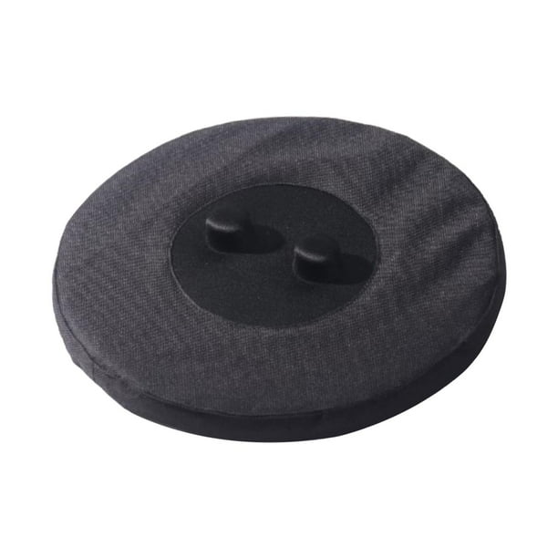 Cojín plegable para taburete, fundas para taburete, cojín redondo para asiento. Oxford Negro