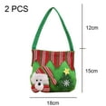 thumbnail image 2 of Bolso de hombro navideño para niños, totalizador lindo de Papá Noel y muñeco de nieve, 2 of 5