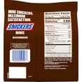 Mini Snickers Label Snickers Mini Size Milk Chocolate Candy Bars - 9.7 oz Bag - Walmart.com