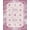 Pink Purple, Pattern 3, variant on ODIKA Pink Vintage Scrolling Botanical Border Distressed Scroll Boho Pet Friendly & Kids Safe for Bedroom, Bedside, Nursery