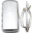 thumbnail image 2 of Fashion Silver-Tone 2.50 Magnification Folding Glasses In Metal Case (6 X 6) Made China gm12434, 2 of 5