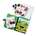 thumbnail image 4 of Melissa & Doug On the Go Make-a-Face Reusable Sticker Pad Travel Toy Activity Book – Pet Animals (10 Scenes, 65 Cling Stickers) - FSC Certified, 4 of 9