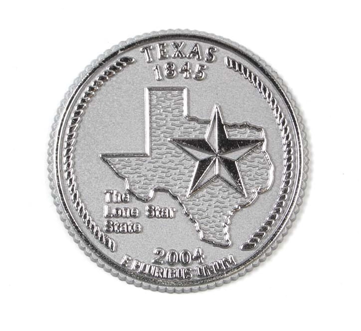 Texas State Quarter Fridge Magnet - Walmart.com