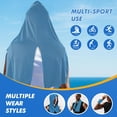 thumbnail image 3 of LShunze Cooling Hoodie Towels, Instant Cooling Towels for Neck and Face, UPF 50 Sun Protection, Ice Towel for Hot Weather, Head Towel for Sports, Camping, Cycling, 3 of 8