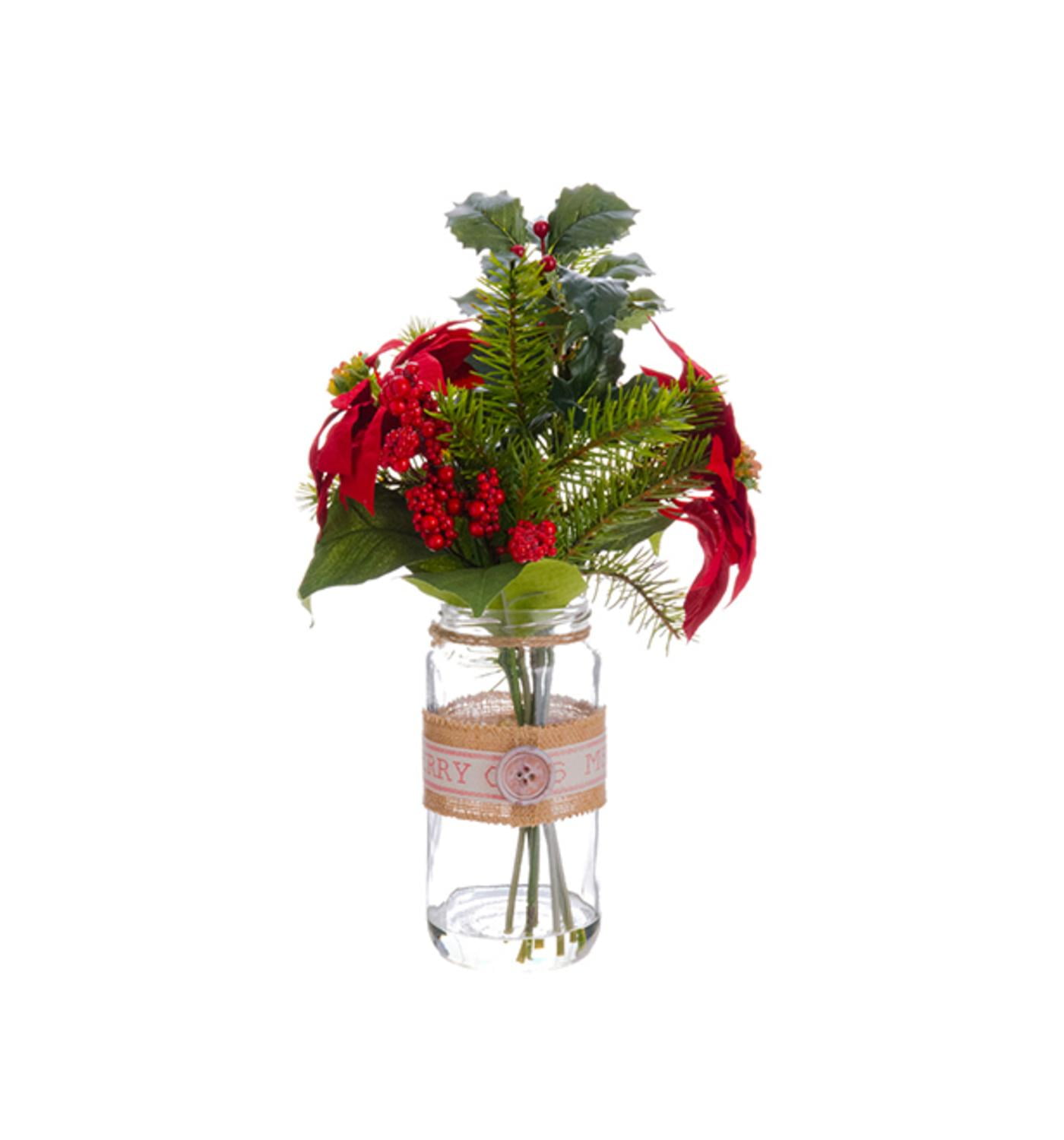 holly arrangements christmas