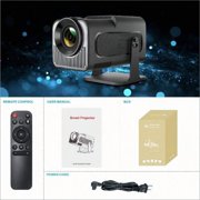 Smart Mini Projector HY320 with Android 11.0, Native 1080P 4K Support, WiFi 6 & BT5.0, Auto Keystone, 180° Adjustable Stand, Portable Home Theater Projector for Phone/TV Stick/Laptop
