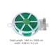 thumbnail image 2 of Garden Wire Ties Fixing Plants for Gardening Outdoor Agriculture Green Iron Pvc Material Reusable 6rolls, 2 of 5