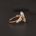 thumbnail image 2 of solitaire jewels 5 Stone 2.5CT Marquise Moissanite Engagement Ring For Women, 10K Rose Gold, 2 of 6