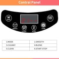 thumbnail image 3 of 1.6 L 4-in-1 Multifunctional Milk Maker&Soup Maker with Smart Control Panel Stainless Steel Electric Hot Soup Maker 2-5 Servings Smart Living for Home Use (Red), 3 of 10