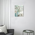 thumbnail image 3 of Relax, Soak & Unwind - Farmhouse Bathroom Decor with Botanical Art, Rustic Butterfly Canvas Print, 12x16, 3 of 7