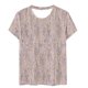 thumbnail image 5 of Fiudx Ofertas Flash Artículos En Oferta Top de Manga Corta con Cuello Redondo y Estampado de Moda Informal para Mujer, 5 of 5