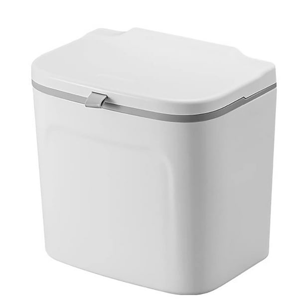 Kitchen Compost Bin, 1.8 gal Hanging Trash Can with Lid, Door