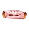 thumbnail image 2 of STARTIST Cat Tunnel Bed Interactive Toy Cat Bed for Small Medium Large Cat Kitty Play Pink, 2 of 9