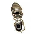thumbnail image 5 of Badgley Mischka Big Girls Dress Heel Sandals, Gold, 5, 5 of 7